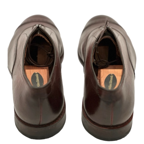 Allen Edmonds Fifth Avenue Cap-toe Oxford Dress Shoe -Dark Chili Leather 12D - Picture 2 of 7